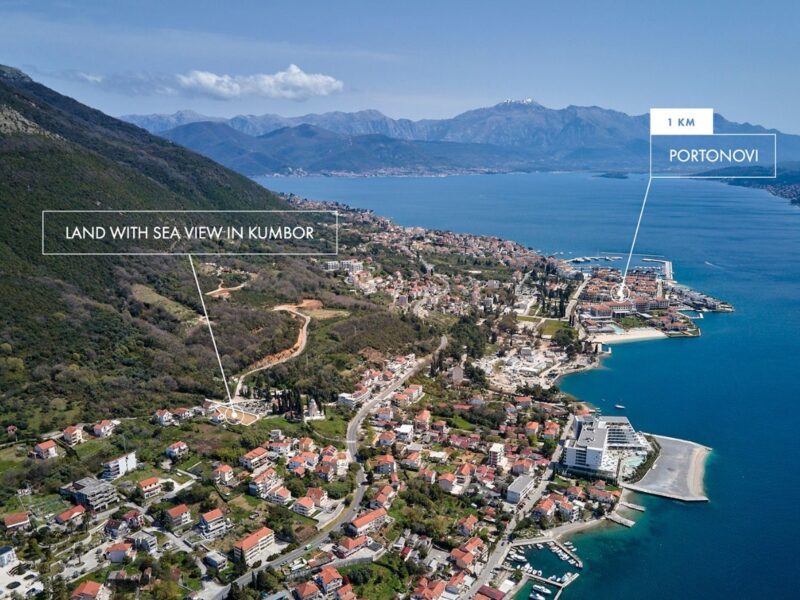 Boko-Kotor Bay Land: Prime 1145 sqm Plot for Sale in Kumbor, Montenegro