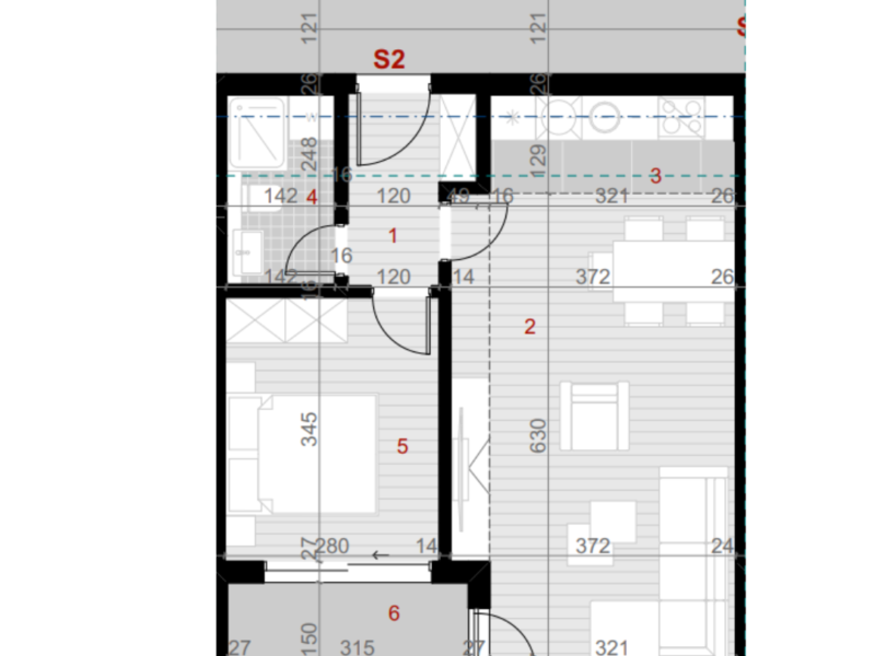 Apartment in Tivat, Montenegro Don’t miss this unique opportunity to own a one-bedroom apartment in the heart of Tivat