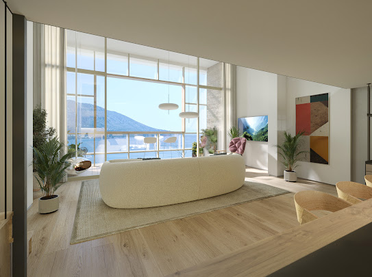 Experience the Pinnacle of Luxury: SkyLofts apartment in Montenegro Overlooking the Budva Riviera