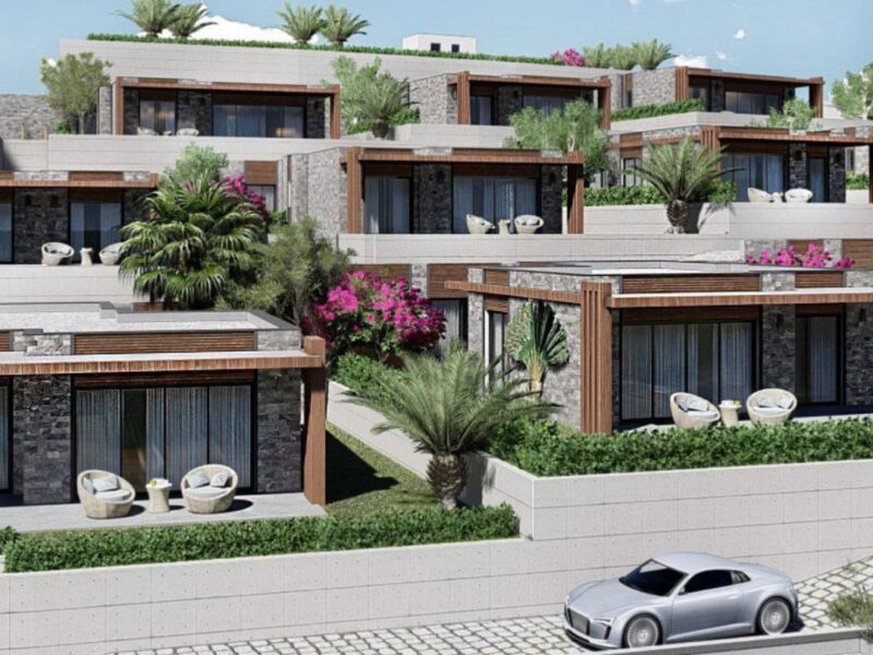 Exclusive 4-Bedroom Villas for Sale in Bodrum, Gumbet - Panoramic Sea Views, Prime Location, Citizenship Eligible