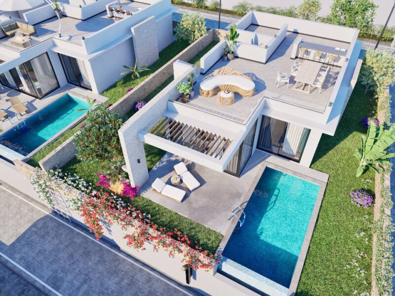 Luxury Sea and Mountain View Villas in Bahceli, Cyprus – Now Available for Purchase