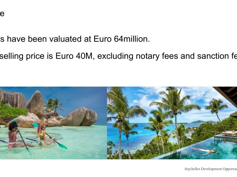 Seychelles 🇸🇨 Waterfront Legacy Project – 320 Acres of Development Potential