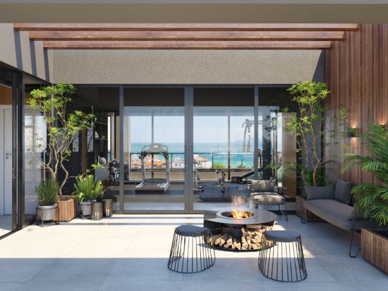 Pool OceamView at 80mts sea in Ingleses Beach-FLORIANÓPOLIS-BRAZIL-Financing Ap 2suites