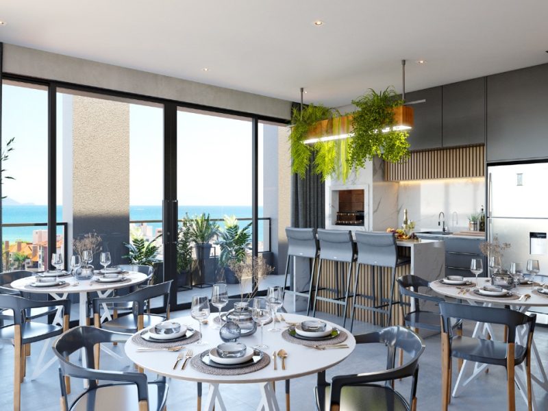 Pool OceamView at 80mts sea in Ingleses Beach-FLORIANÓPOLIS-BRAZIL-Financing Ap 2suites