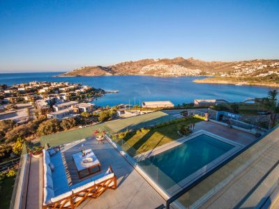 Luxury villa for sale on the Bodrum Peninsula with panoramic sea views, near Yalıkavak Marina